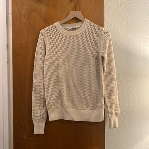 Mesh Cotton Sweater